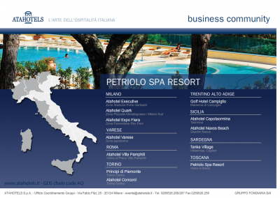 ATAHOTELS - Business community