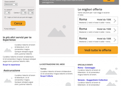 Wireframe Italotour Home